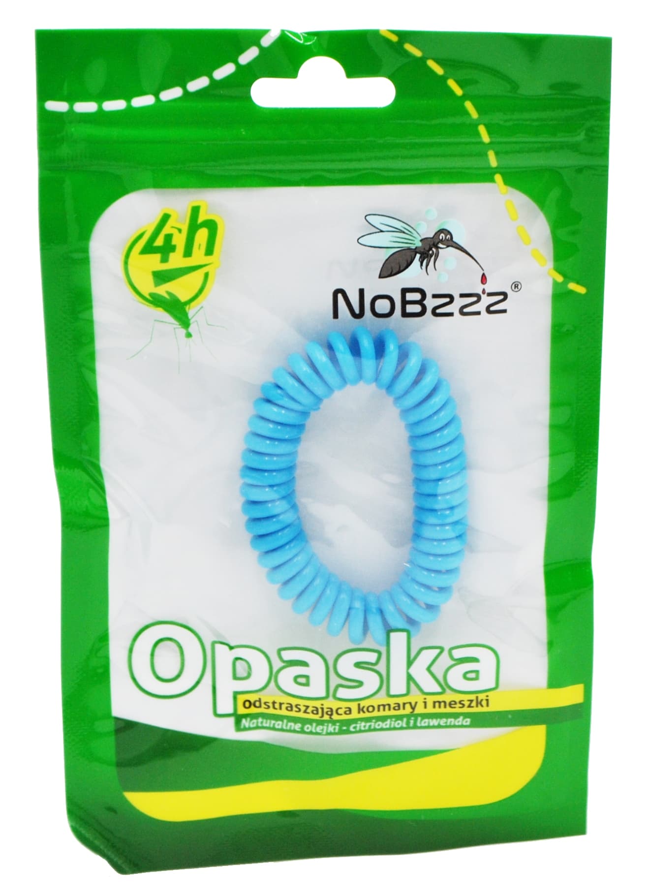 NoBzzz OPASKA NA KOMARY MESZKI DLA DZIECI Błękitna