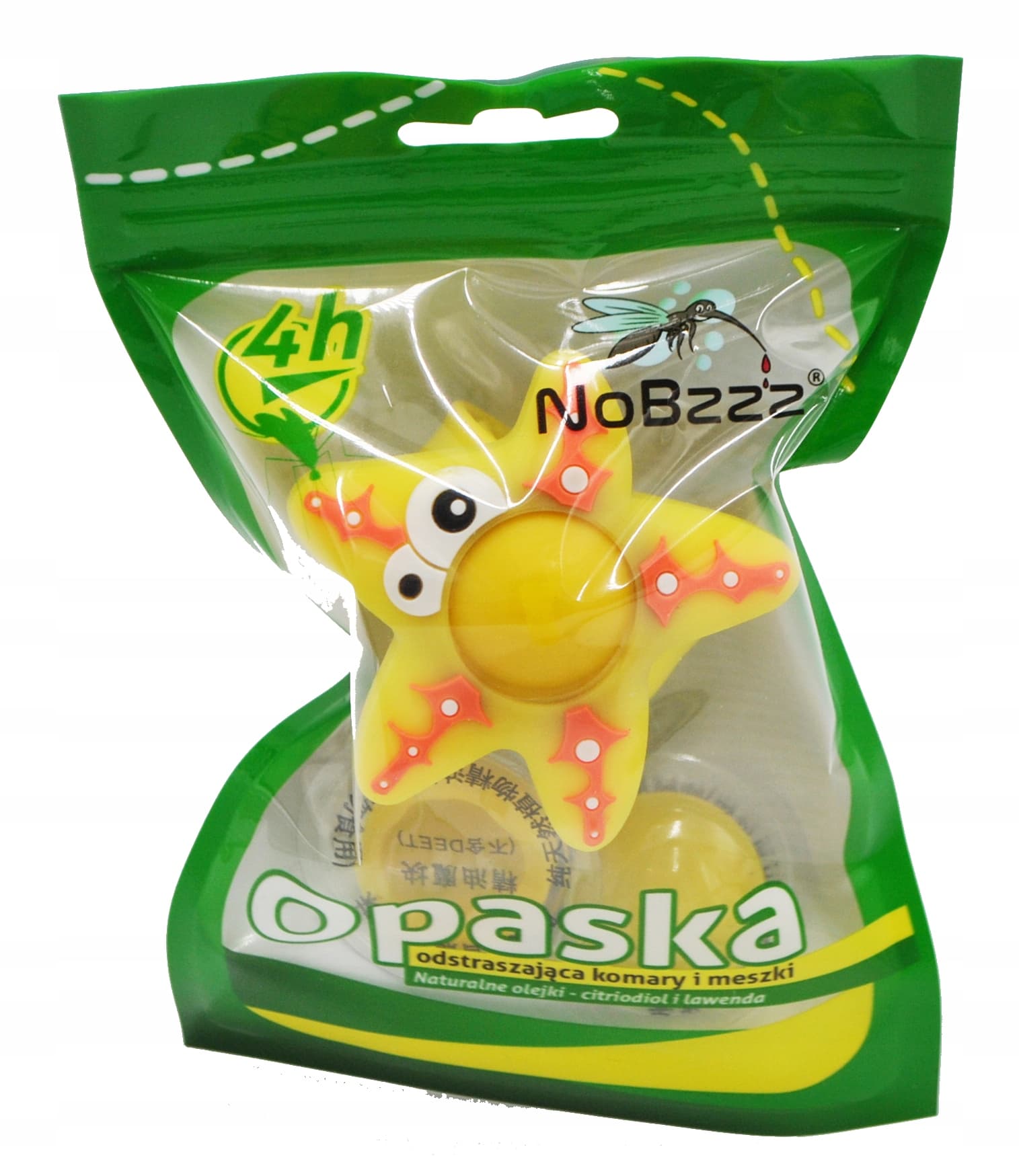 NoBzzz OPASKA NA KOMARY MESZKI DLA DZIECI Gwiazda