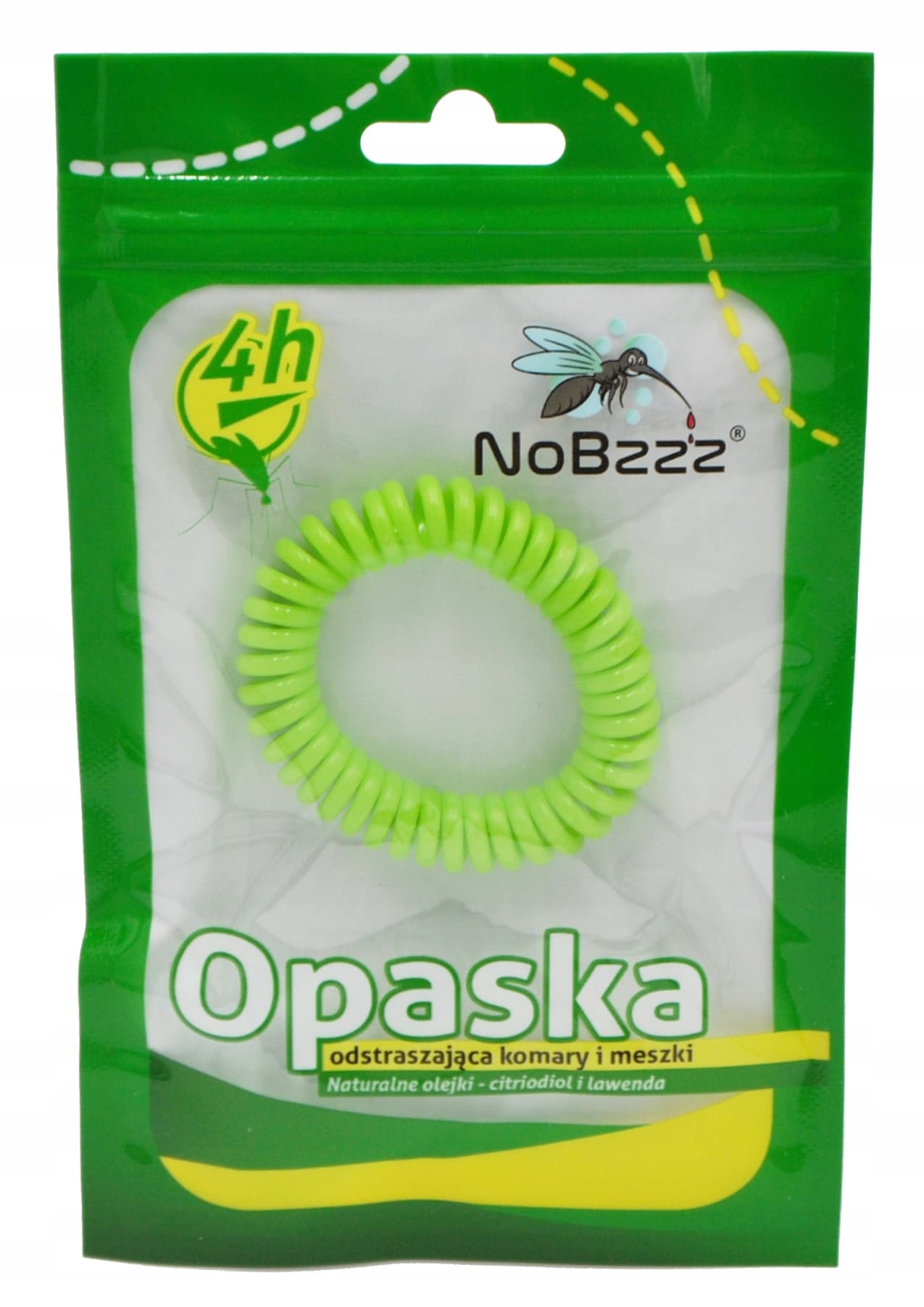 NoBzzz OPASKA NA KOMARY MESZKI DLA DZIECI Zielona