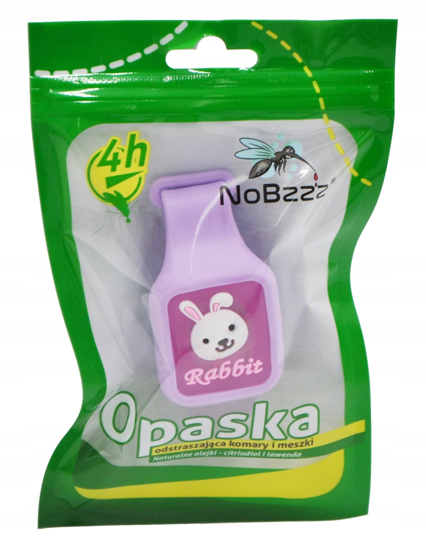 NoBzzz OPASKA NA KOMARY i MESZKI DLA DZIECI Królik