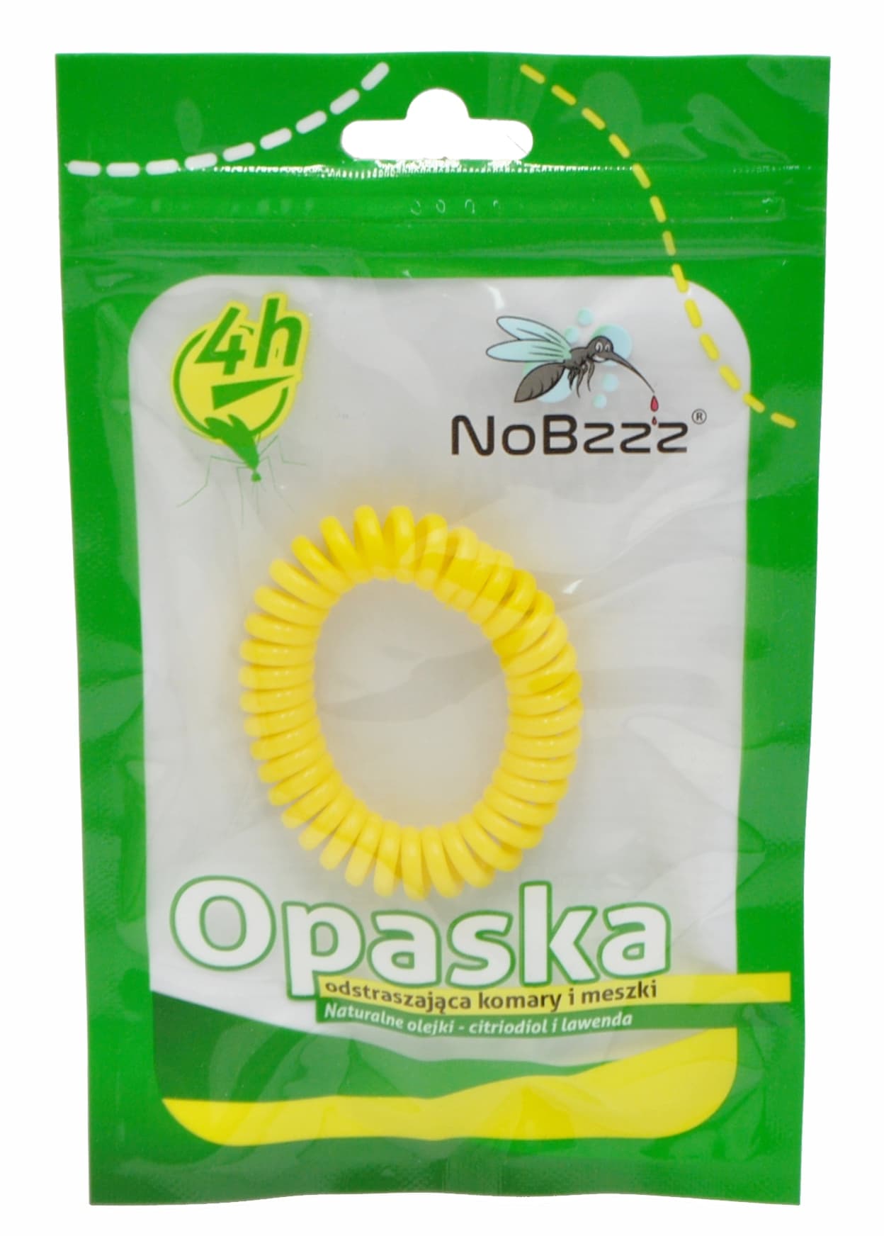 NoBzzz OPASKA NA KOMARY i MESZKI DLA DZIECI Żółta