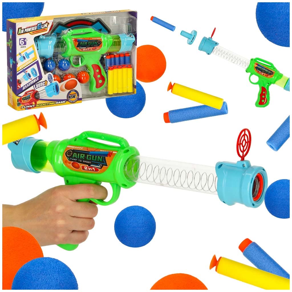 Pistolet karabin na kulki naboje 2w1